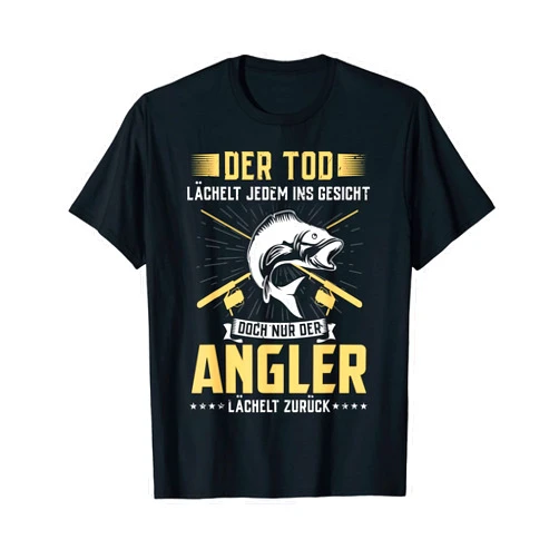 Fischer Tshirt Männer Rute Angeln Kinder Angler Fisherman Gift Night Fishing T-Shirt