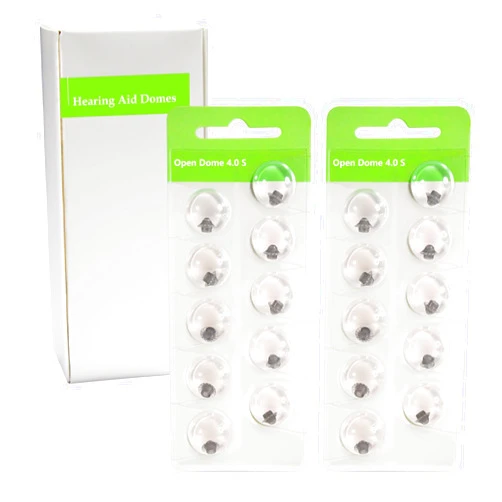 KH HAIKE Hearing Aid Domes for Phonak Replacements, Phonak Hearing Aid Domes 2 Packs (Phonak Open Domes Small Size 0.29 inches=7.5mm）, Universal Domes for Phonak Hearing Aid Accessories.