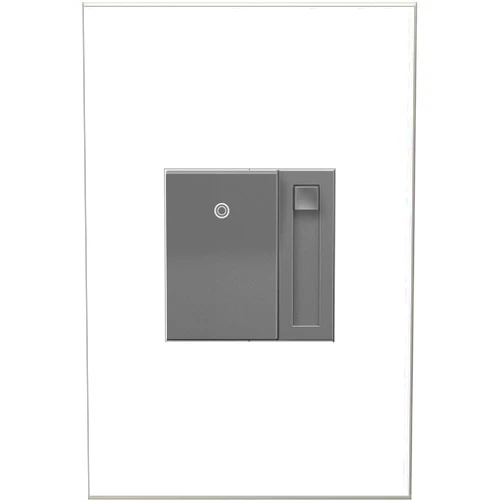 Pass & Seymour adorne, Home Lighting Controls, Dimmer Light Switch, Magnesium, Paddle Dimmer, ADPD453LM2