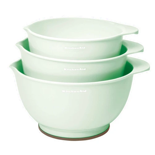 KitchenAid Classic Mixing Bowls, Set of 3, Pistachio
