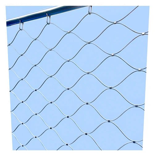 HSYFdy 304 Sturdy Stainless Steel Cable Mesh, Reusable Wire Mesh Netting, Wire Diameter 2MM Zoo Enclosure Mesh for Football Field Garden Balcony (Color : 2mm, Size : 3x7m/9.8x23ft)