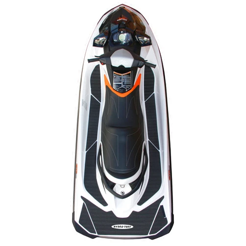 Hydro-Turf jet ski mats for SeaDoo GTI + SE 130 (11-18) / GTI SE + Ltd 155, GTS, GTR, Wake 155 (12-19) (Black Cut Groove)