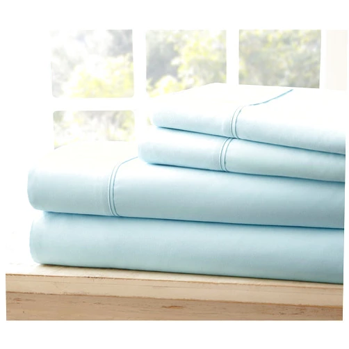 Royal Bliss 1900 Royal Bliss Split California King Collection 1900 Egyptian Quality Bed Sheet Set with 2 36X 84 Fitted 1 Flat and PCases. Wrinkle Free Shrinkage (Aqua Split California King)