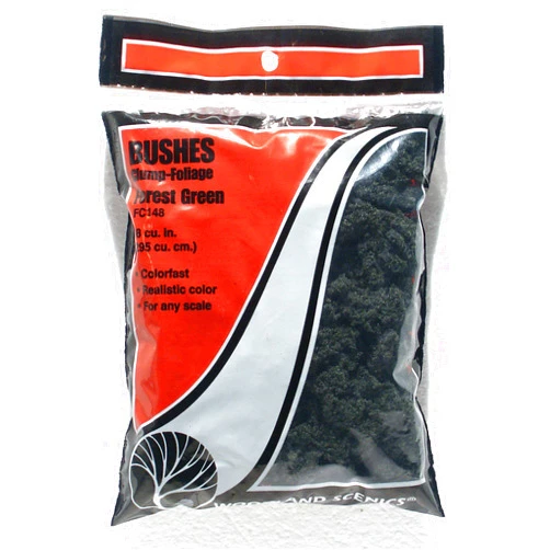 Woodland Scenics FC148 WOODLAND SCENICS BUSHES FOREST GREEN by Woodland Scenics