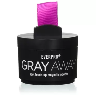 Everpro Gray Away Temporary Root Concealer Root Touch Up Magnetic Powder, Black/Dark Brown