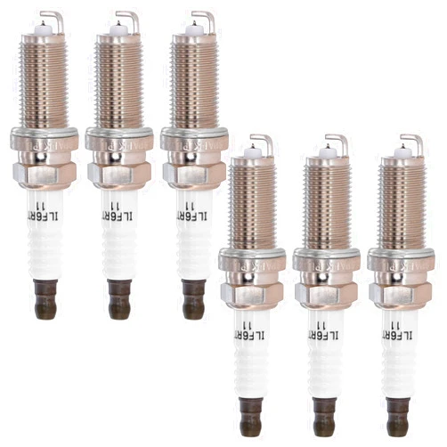 JUICERY Spark Plugs SK20HR11 90919-01191 Automotive Replacement Iridium Spark Plug 6pcs Compatible with Toyota Mitsubishi Mercedes-benz Infiniti Spark Plug for Honda Cadillac