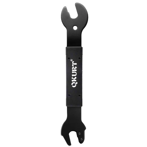 QKURT Bike Pedal Spanner, Bicycle Pedal Wrench Double Side Cycling Repair Removal Tool for Biking Cycling Mountain Bike MTB BMX - 15/16/17 mm
