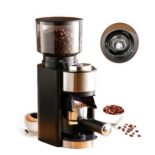 KPKJOO KJKPOO Electric Burr Coffee Grinder, Coffee Bean Grinder with 25 Precise Settings for Drip, French Press,Cold Brew .Automatic Coffee Bean Grinder with Quantitative setting
