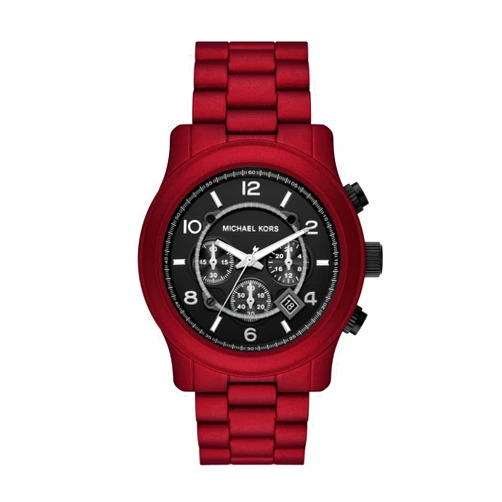Michael Kors Runway Men's Watch, Stainless Steel Chronograph Watch for Men with Steel or Silicone Band