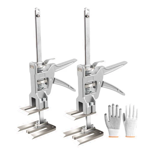 EASYGNAL Hand Lifting Jack Tool, 2 Packs Labor Saving Arm Furniture Jack Lifter Multi-Function Height Adjustment Lifting Device for Installing Windows and Doors, Lifting Furniture, Wall Tile Positioning…