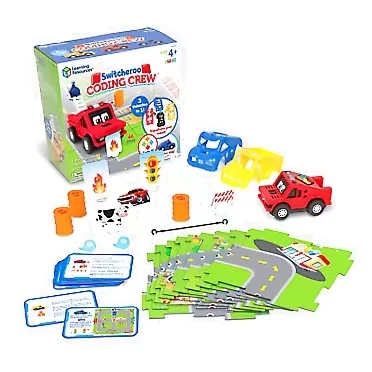 Learning Resources Switcheroo Coding Crew - 46 Pieces, Ages 4+ STEM Toy for Kids, Coding Toy, Interactive Robot