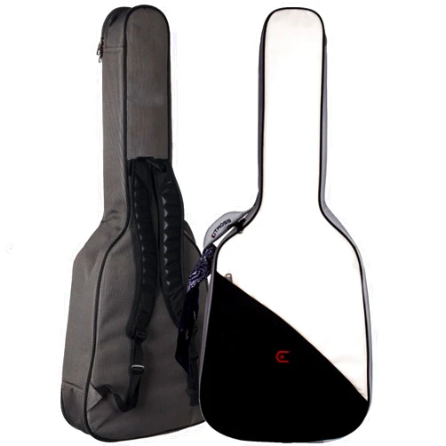 EITMOSS 36 Inch Acoustic Guitar Bag Case with Air-Cushioned Shoulder Straps, Soft Guitar Gig Bag, Adjustable Straps, Black