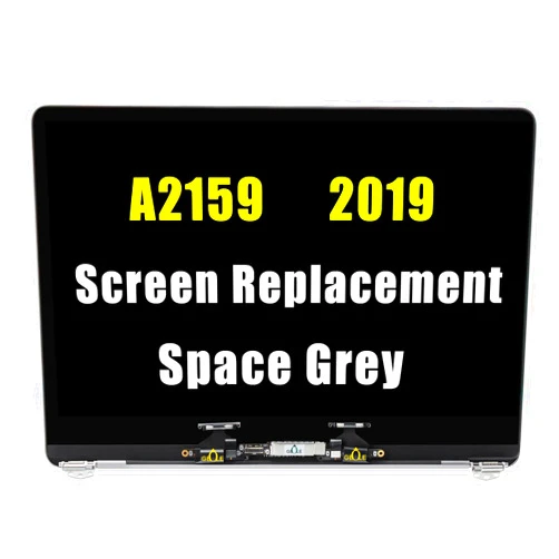 GBOLE A2159 screen Replacement for MacBook Pro Retina 13.3” A2159 2019 EMC3301 MUHN2xx/A MUHP2xx/a MUHQ2 MUHR2 MUHR2 661-12829 Full LED LCD Display Assembly Complete 2560x1600 (Space Grey)