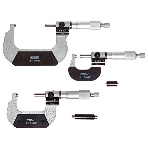 Fowler 52-224-103-0, Digit Counter Micrometer Set With 0-3