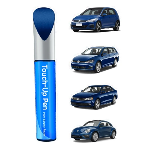 RSACET LD5L/2B Silk Blue Metallic Touch Up Paint Compatible with Volkswagen Exact Match Touch Up Paint Car Scratch Repair