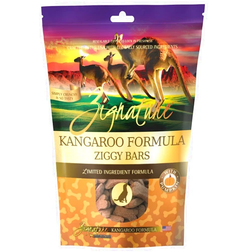 Zignature Kangaroo Limited Ingredient Formula Biscuit Dog Treats 12oz