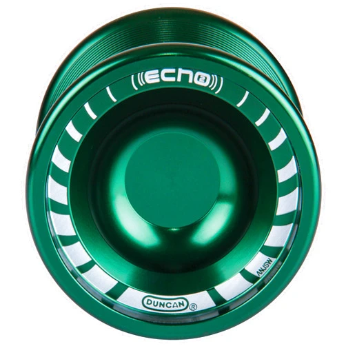 Duncan Toys Echo 2 Yo-Yo [Green], Unresponsive Pro Level Yo-Yo, Concave Bearing
