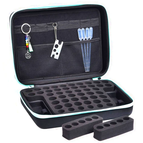BES CHAN Essential Oil Carrying Case,Roller Bottle Organizer - Storage for 60-68 Bottles - Holds 5ml 10ml 15ml 20ml and 100ml with Free Writable Labels Opener