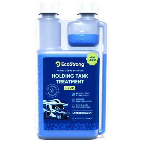 Eco Strong RV Toilet Treatment | RV Black Tank Treatment | RV Holding Tank Digestor, Odor Eliminator, and Cleaner | Perfect for Campers, RVs, Boats, 17 Treatments, Lavender