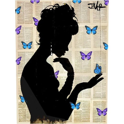 ArtExpert Loui Joverâ  by Blue Butterflight  - 12x16 Art Print Poster