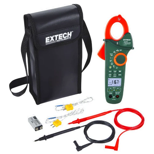 Extech EX623A 600A AC/DC Clamp Meter with IR and Dual Type K