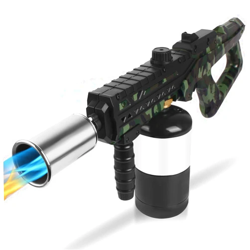 Sondiko Powerful Cooking Propane Torch Head, Culinary Torch Campfire Starter, Adjustable Weed Torch Burner for Searing Steak, BBQ, Welding (Propane Tank Not Included)