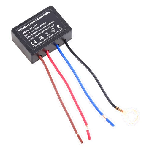 Ankexin 3 Way Switch for Touch Control Sensor Desk Lamp Dimmer Module for Touch Lamp Replacement Kit for Dimmable LED Incandesce Touch Lamp Switch Adapter On Off Replacement Led 3 Way