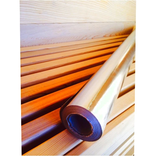 The Sauna Place Type C Aluminum Foil Single Sided Vapor Barrier Sauna Accessories (269 Square feet) Sauna Cover up to a 6' x 8' Sauna