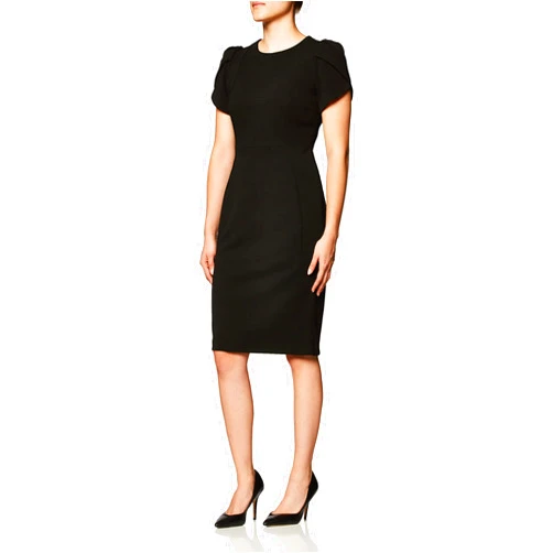 Calvin Klein Women's Tulip Sleeved above The Knee Sheath Dress