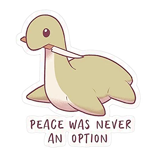 Decal Meme Nessy Nessie Apex Legends Knife Sticker Decal Vinyl - Peel and Stick to Any Smooth Surface