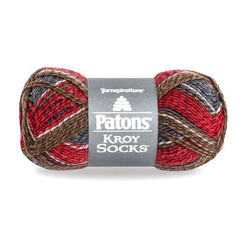 Spinrite LLP Patons Kroy Socks Yarn Grey Brown Marl