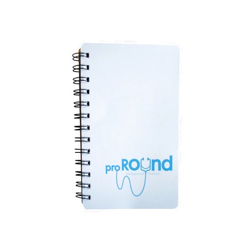 Portage Medical Rounds Notebook, proRound – Spiral Notepad with Template, Log Book for Medical Students & Physician Assistants, Pocket Size – 4.5 x 7 Inches, 75 Pages, (Pack of 1)