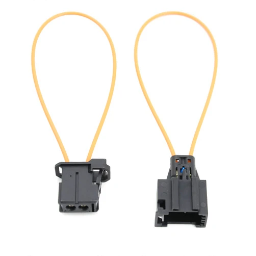 Narcilors 2 Pcs Male and Female Fiber Optic Loop Bypass Replacement for BMW Replacement for Mercedes Benz Diagnostic Device Tool Connector Adapter
