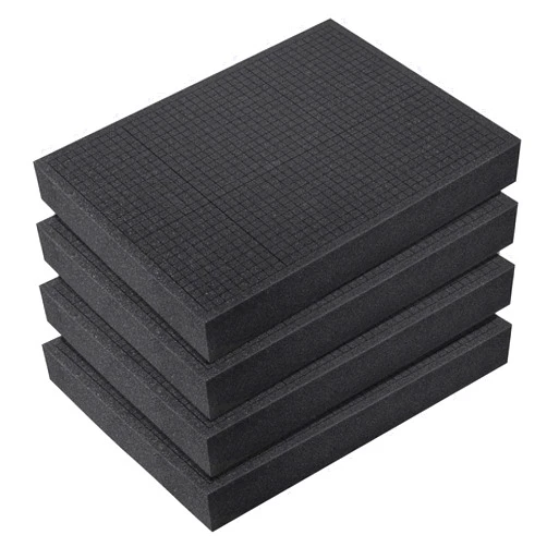 SECIVLOT Pick and Pluck Foam,4 Pack Pre-cut Polyethylene Foam 16 x 12 x 2 Inch Pick Apart Insert Foam for Cases,Pluck Foam Sheet for Tool Game Box Cases