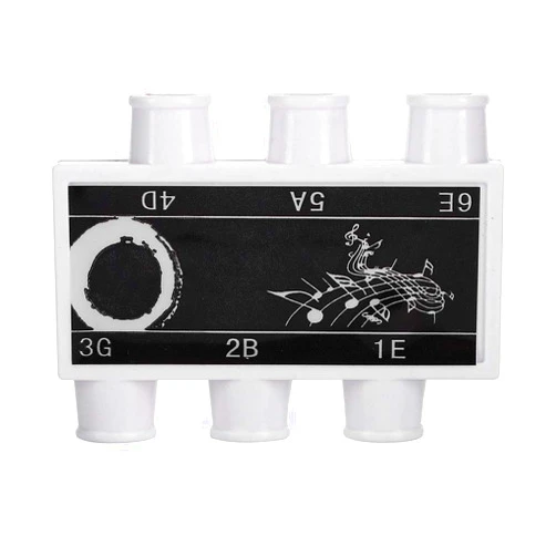 LiebeWH Tuner ABS Plastic Pitch Pipe Tones E B G D A E 6 Tones with a Carring Case Musical Instrument Accessories for Electric Acoustic Guitar