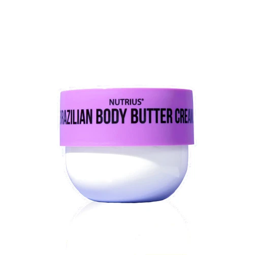 Nutrius Brazilian Body Butter Cream Botanical Bliss - Infused with Exquisite Botanicals for Luxurious Hydration and Nourishment - Unveiling Your Skin's Natural Radiance - 6 FL OZ