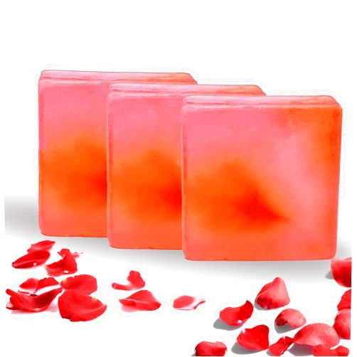 Vickoneer 3 Packs Yoni Soap Bars For Women Wash, Organic Handmade Bar feminine Natural Vaginal Wash Vaginial Deodorants, Ph Balance, Remove Odor - Care Rose 2.82 oz, Red