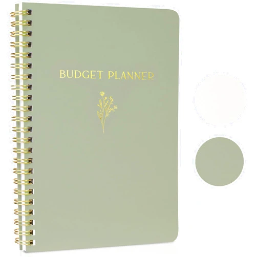 ZICOTO Easy to Use Monthly Budget Planner - 12 Month Financial Organizer with Expense Tracker Notebook - Monthly Money Budgeting Book That Manages Your Finances Effectively