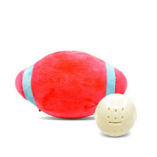 TANY Sound Noisy Interactive Dog Toys (Wiggles, Vibrates, and Barks) Doggie Balls Automatic Moving Dog Plush Toy for Biting Chewing Kicker Toys for Exercise Football