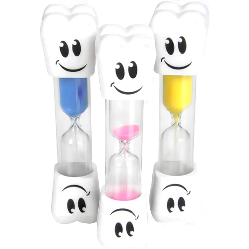 GTR SOURCE 2 Minute Sand Toothbrush Timer for Kids, 2-Minute Hourglass Set of 2 (Assorted) (Pack of 2).