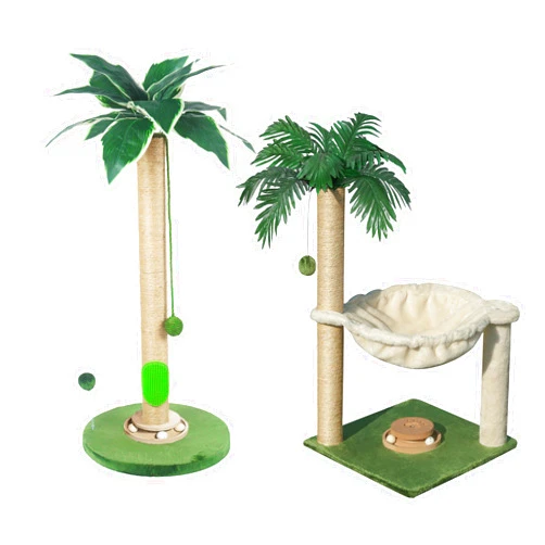 Fantasreen 35 Inches Cat Scratching Post and 30 Inches Small Cat Tree