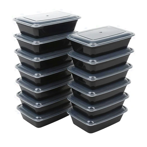 Ruthy's Outlet Meal Prep Containers W/Lids -Square Food Storage – BPA-Free| Stackable | Microwave | Freezer & Dishwasher Safe | Reusable Lunch Bento Box Portion Control & Planning (150 Pack, 16 oz)