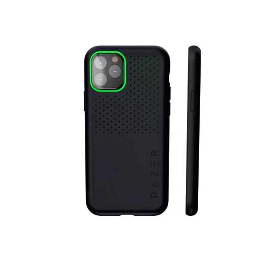 Razer Arctech Pro for iPhone 11 Pro Max Case: Thermaphene & Venting Performance Cooling - Wireless Charging Compatible - Drop-Test Certified up to 10 ft - Matte Black