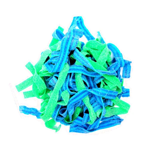 Smarty Stop Sour All Flavor Gummy Belts Candy 1 Pound (Spring Mix)