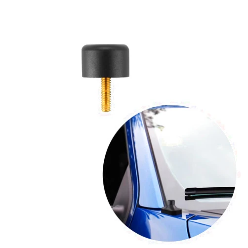 AMFRNE Custom Antenna Delete Cap for Nissan Titan/Titan XD 2019-2024, Nissan Frontier (1998-2019), Nissan Xterra (2000-2015), Stylish Antenna Cover for Nissan Truck Pickup Accessories, Black