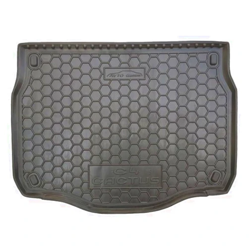 Gummiauto All Weather Cargo Liner Boot Rear Trunk Mat Tray Mud Carmat Compatible with Citroen C4 Cactus 2014-2021