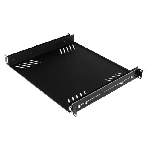 Penn Elcom R1290/1U Sliding Rack Tray (Audio, AV, IT, DJ) Equipment Shelf for 1 Rack Space up to 15 Inch Deep