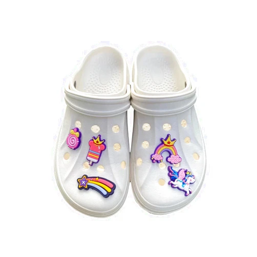 Generic JTMTDHT 5PC Shoe Charms Unicorn Lollipop Rainbow Girls