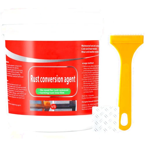 Winblot Rust Conversion Agent 300g, Multi-Functional Anti-Rust Paint, Water-Based Metallic Paint, Rust Remover for Metal,Universal Anti-Rust Paint Rust Removal Conversion Agent (White)