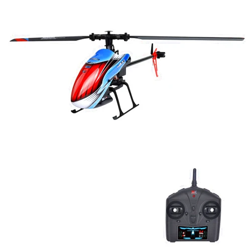 GoolRC RC Helicopter, WLtoys XK K200 Remote Control Helicopter, 2.4GHz 4 Channel RC Aircraft with 6-Axis Gyro, Optical Flow Positioning, Altitude Hold, One Key Take Off/Landing, Easy to Fly for Adults